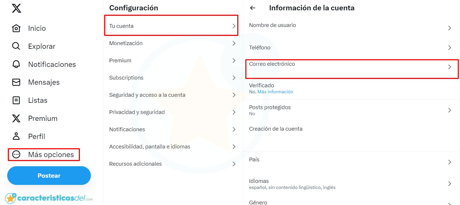 Obtener-correo-de-una-cuenta-de-Twitter