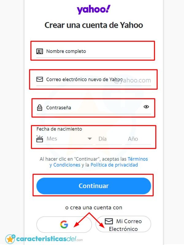 Registrarse-en-Yahoo
